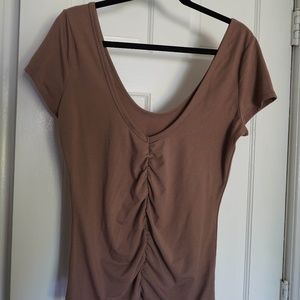 Ruched Ballet Back T